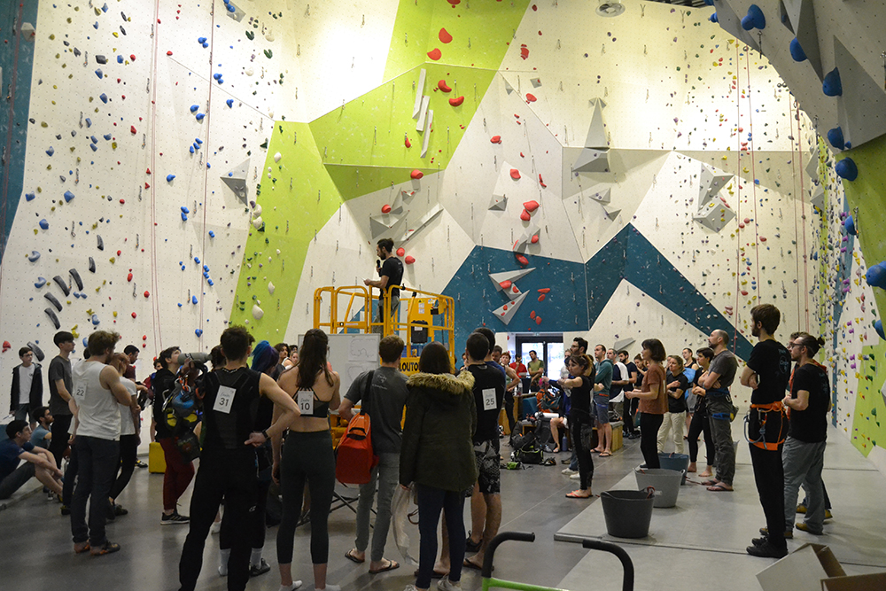 Combiné, contest voies blocs et vitesse, Climb Up Angers