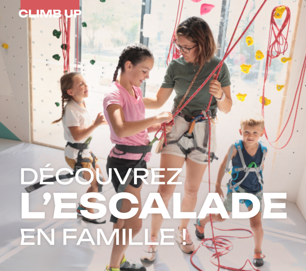 Escalade en famille. 